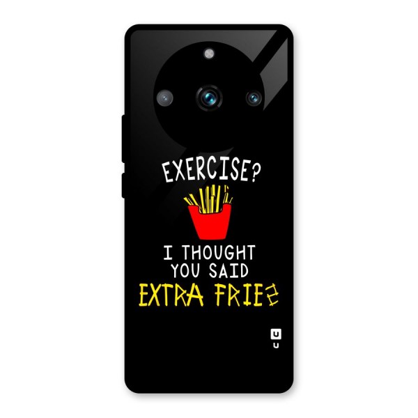 Extra Fries Glass Back Case for Realme 11 Pro