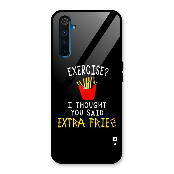 Extra Fries Glass Back Case for Realme 6 Pro