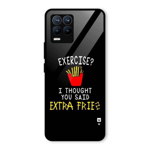 Extra Fries Glass Back Case for Realme 8 Pro