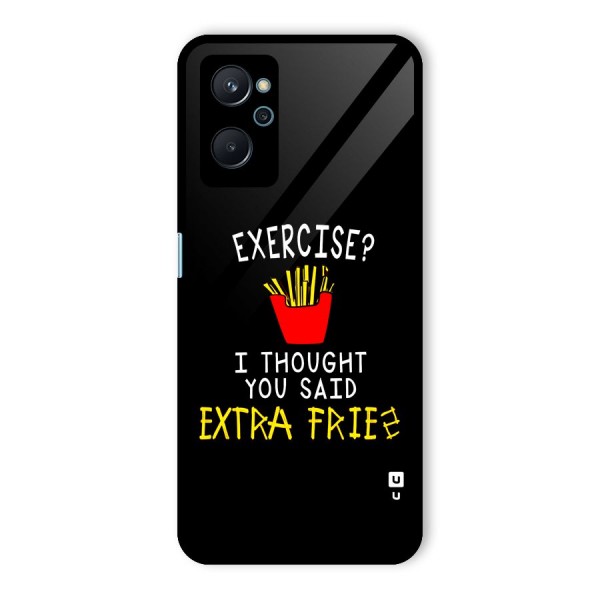 Extra Fries Glass Back Case for Realme 9i