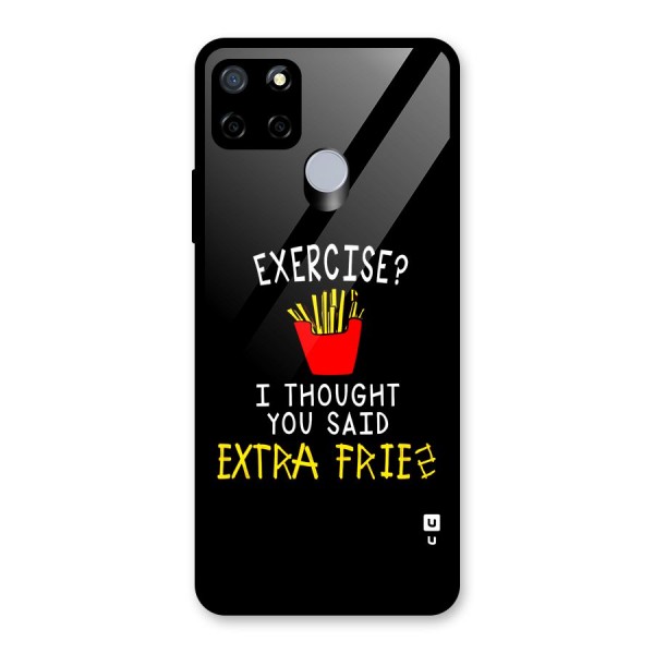 Extra Fries Glass Back Case for Realme C12