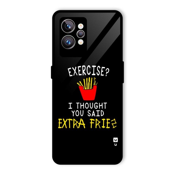 Extra Fries Glass Back Case for Realme GT2 Pro