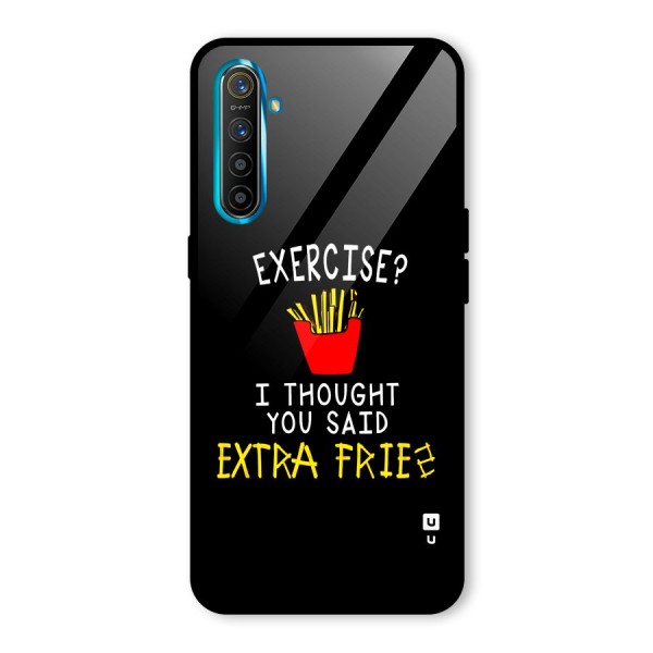 Extra Fries Glass Back Case for Realme X2