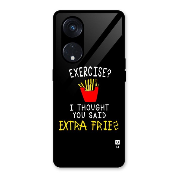 Extra Fries Glass Back Case for Reno8 T 5G