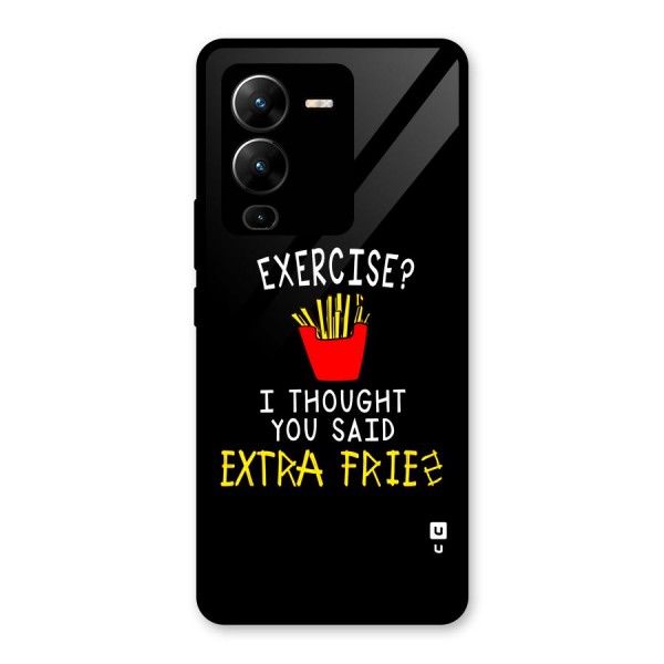 Extra Fries Glass Back Case for Vivo V25 Pro