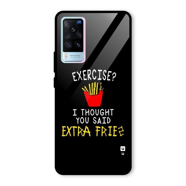 Extra Fries Glass Back Case for Vivo X60