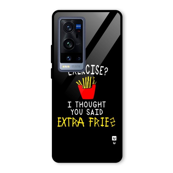 Extra Fries Glass Back Case for Vivo X60 Pro Plus