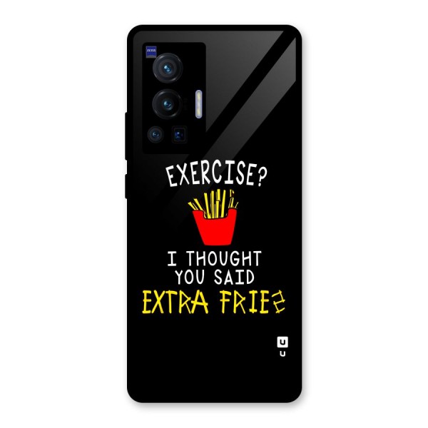 Extra Fries Glass Back Case for Vivo X70 Pro