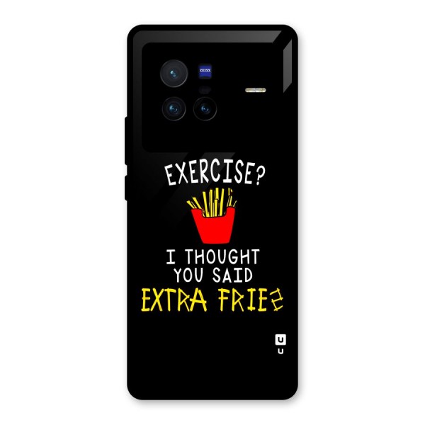 Extra Fries Glass Back Case for Vivo X80