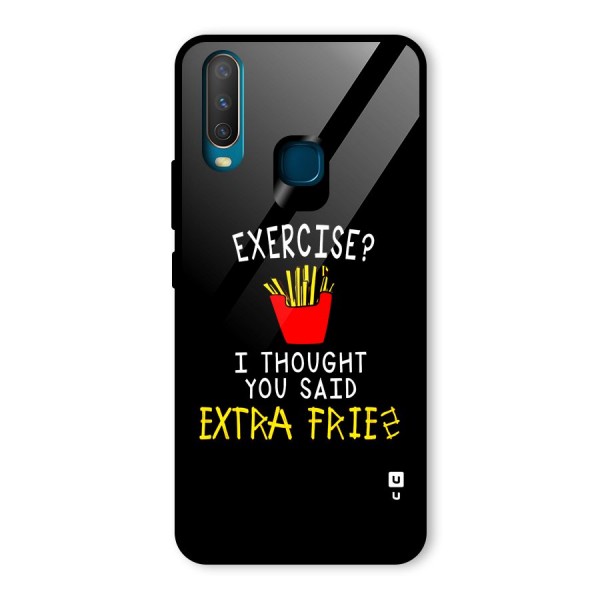 Extra Fries Glass Back Case for Vivo Y12