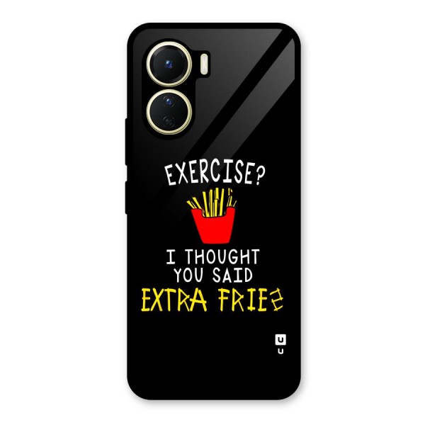 Extra Fries Glass Back Case for Vivo Y16