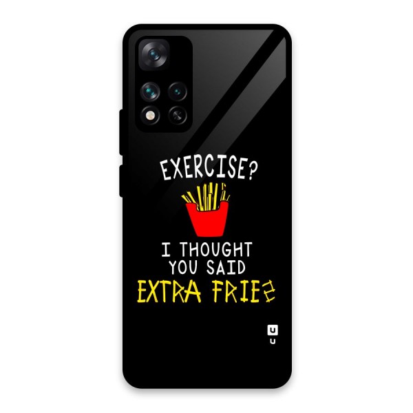 Extra Fries Glass Back Case for Xiaomi 11i HyperCharge 5G