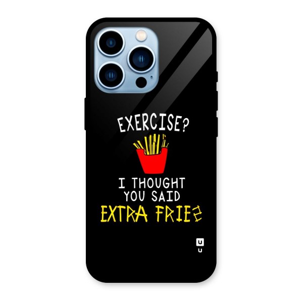 Extra Fries Glass Back Case for iPhone 13 Pro