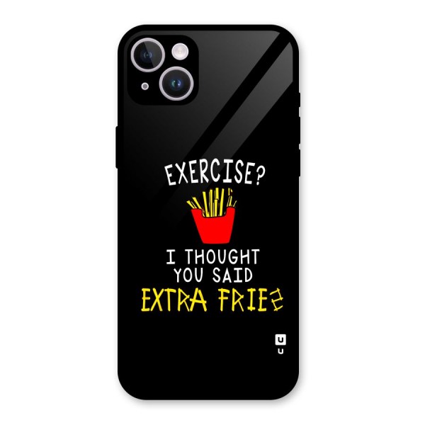 Extra Fries Glass Back Case for iPhone 14 Plus