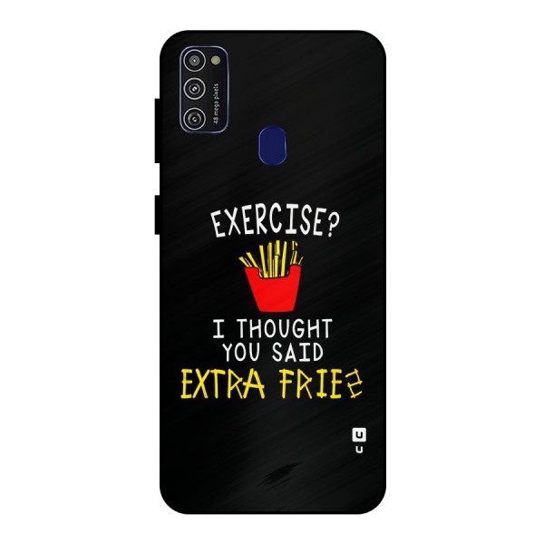 Extra Fries Metal Back Case for Galaxy M30s