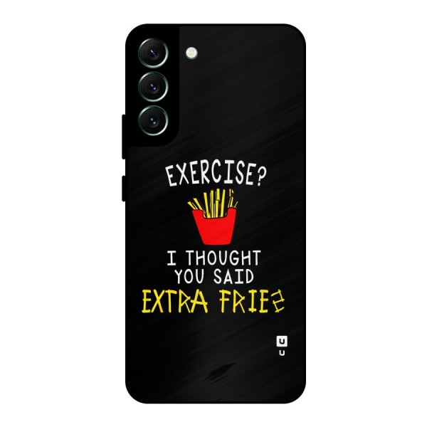 Extra Fries Metal Back Case for Galaxy S22 Plus 5G