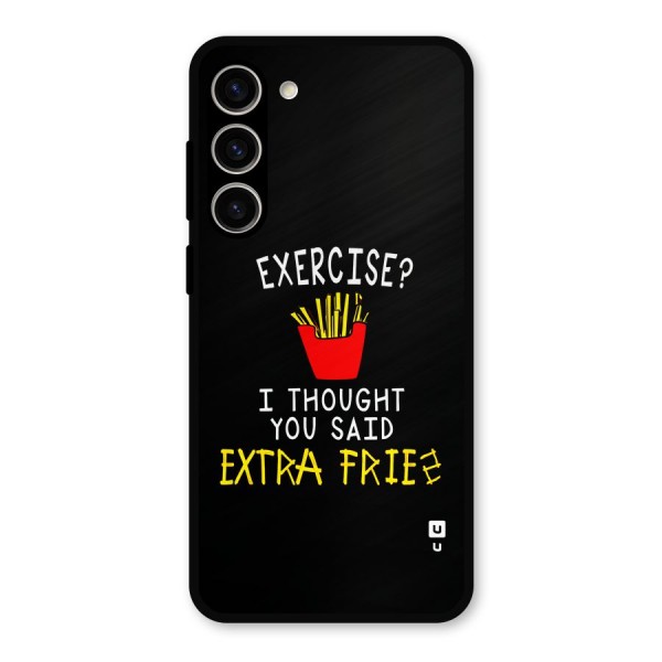 Extra Fries Metal Back Case for Galaxy S23 Plus