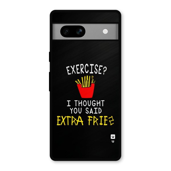 Extra Fries Metal Back Case for Google Pixel 7a