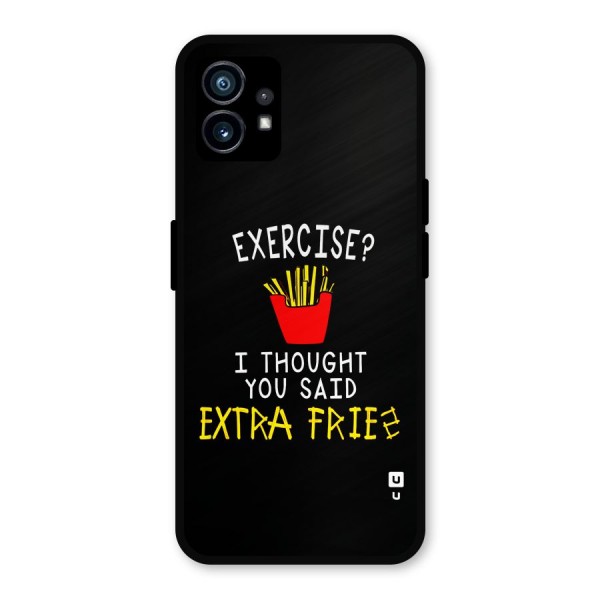 Extra Fries Metal Back Case for Nothing Phone 1