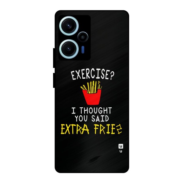 Extra Fries Metal Back Case for Poco F5