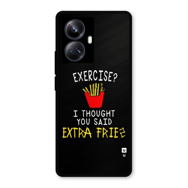 Extra Fries Metal Back Case for Realme 10 Pro Plus