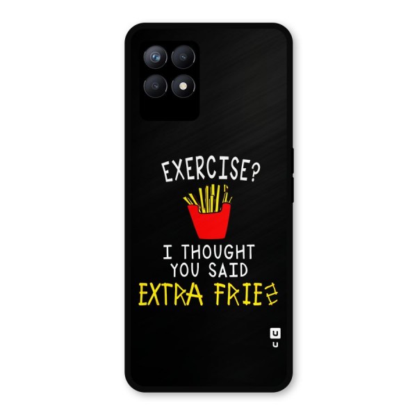 Extra Fries Metal Back Case for Realme 8i