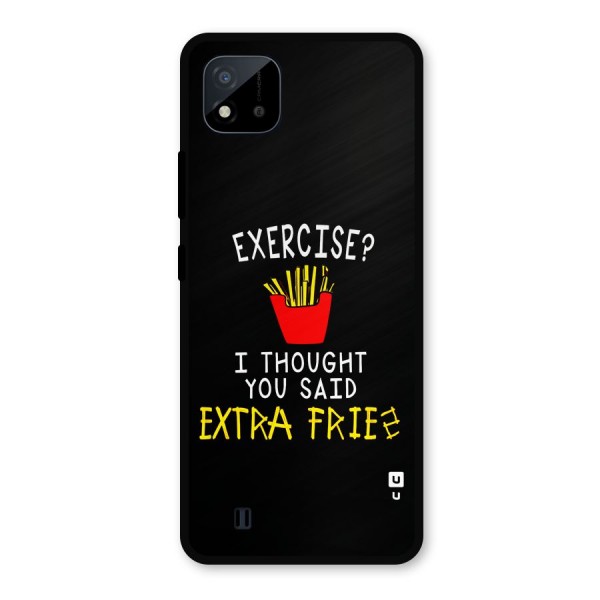 Extra Fries Metal Back Case for Realme C11 2021