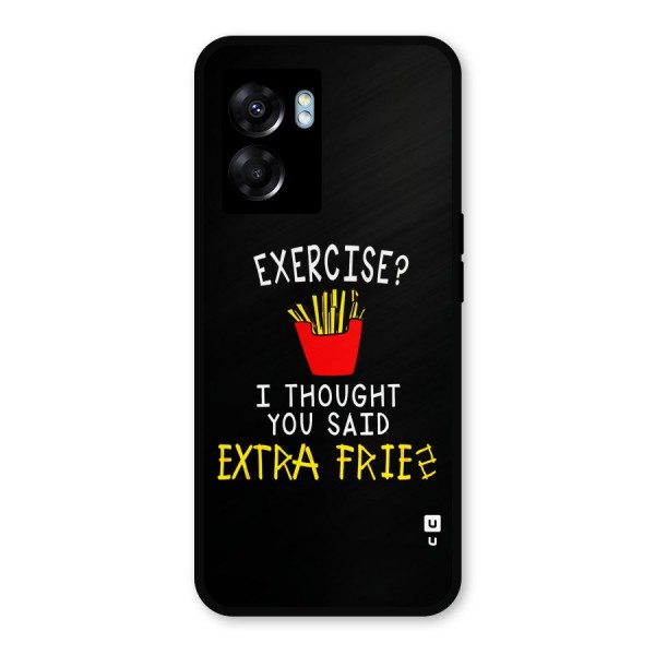 Extra Fries Metal Back Case for Realme Narzo 50 5G