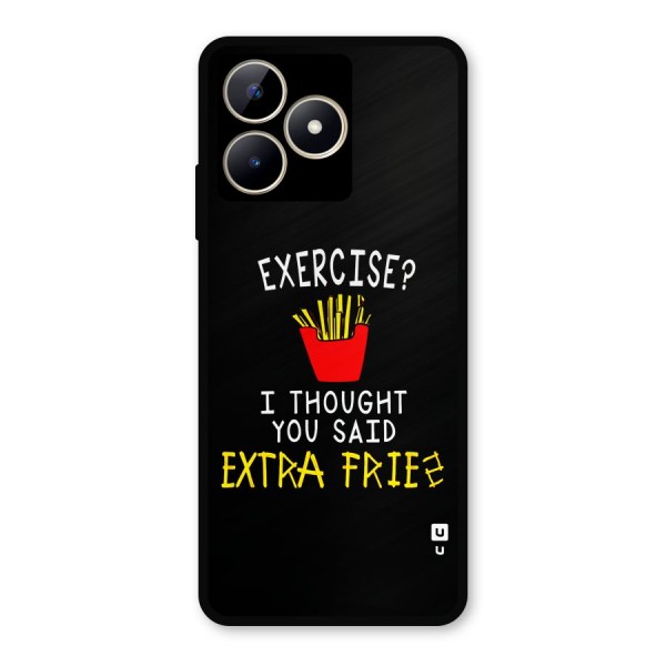 Extra Fries Metal Back Case for Realme Narzo N53