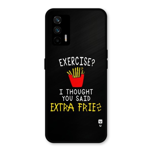 Extra Fries Metal Back Case for Realme X7 Max