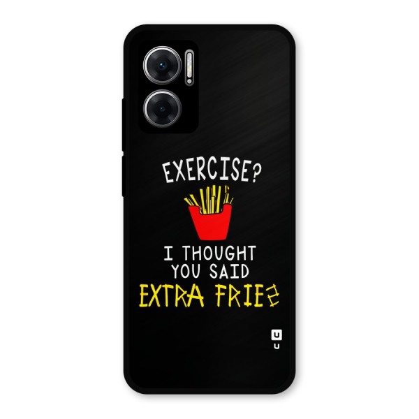 Extra Fries Metal Back Case for Redmi 11 Prime 5G