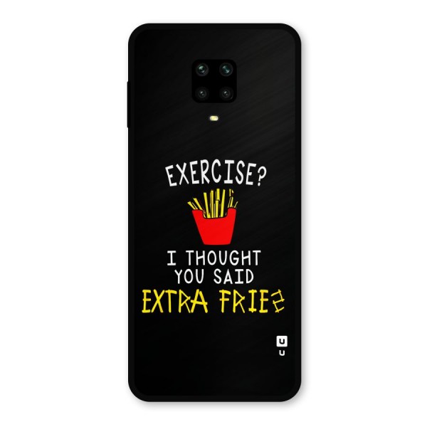 Extra Fries Metal Back Case for Redmi Note 10 Lite