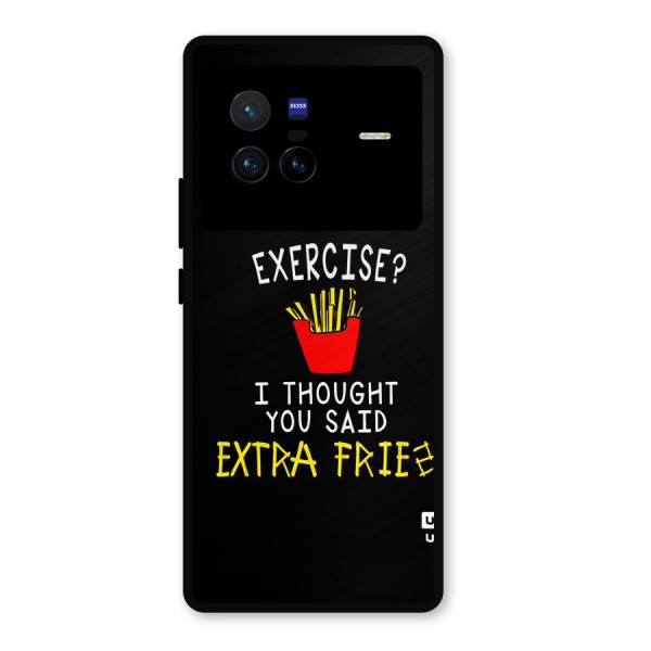 Extra Fries Metal Back Case for Vivo X80