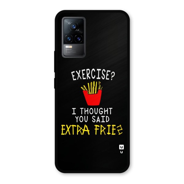 Extra Fries Metal Back Case for Vivo Y73