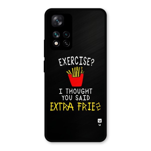 Extra Fries Metal Back Case for Xiaomi 11i Hypercharge 5G