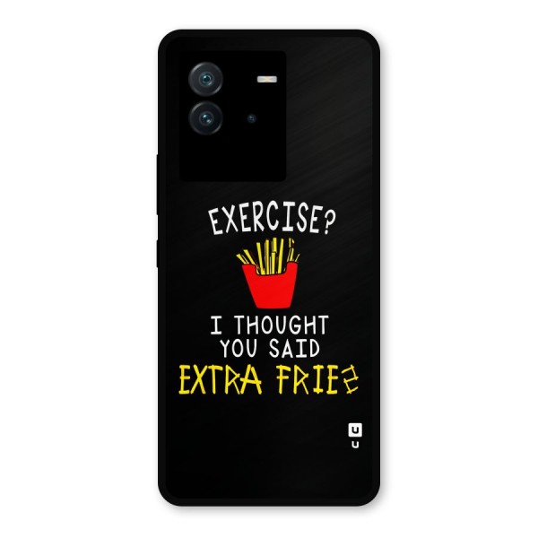 Extra Fries Metal Back Case for iQOO Neo 6 5G