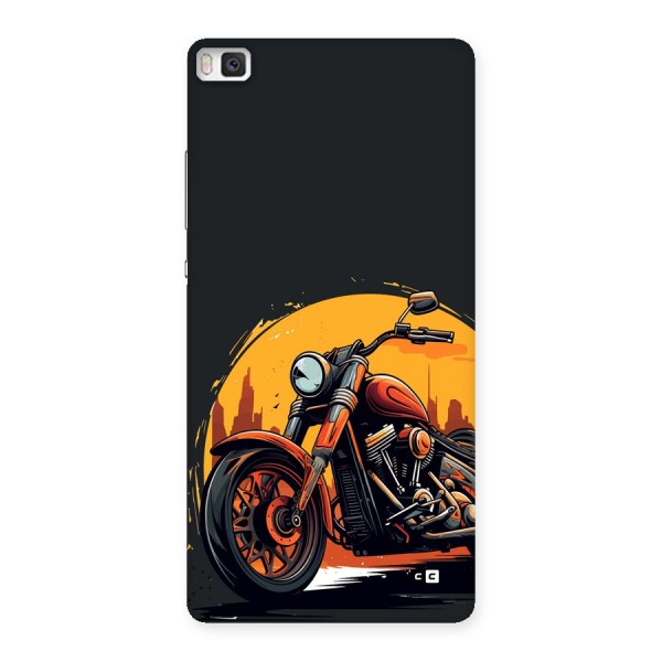 Extreme Cruiser Bike Back Case for Huawei P8