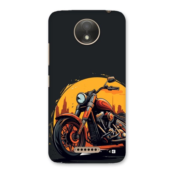 Extreme Cruiser Bike Back Case for Moto C Plus