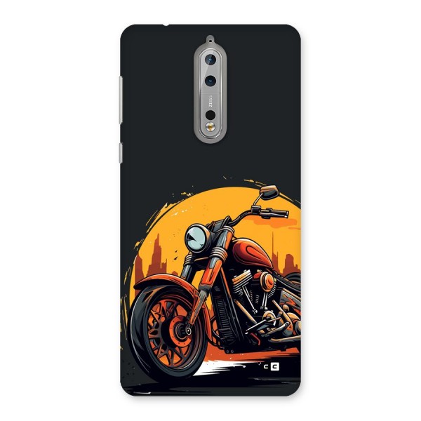 Extreme Cruiser Bike Back Case for Nokia 8