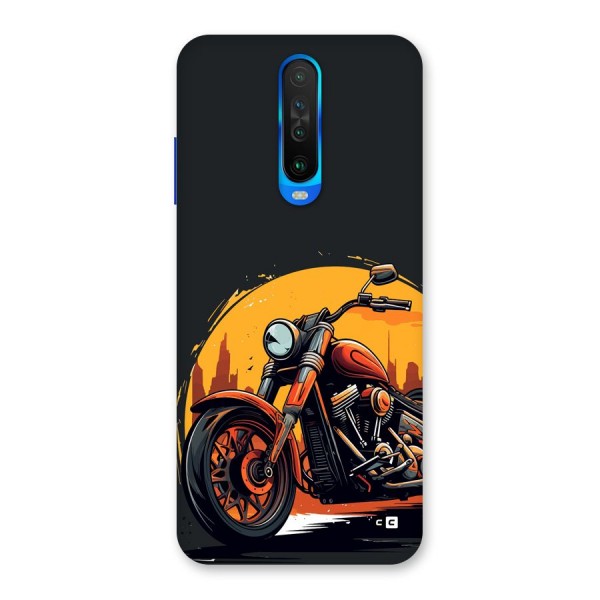 Extreme Cruiser Bike Back Case for Poco X2