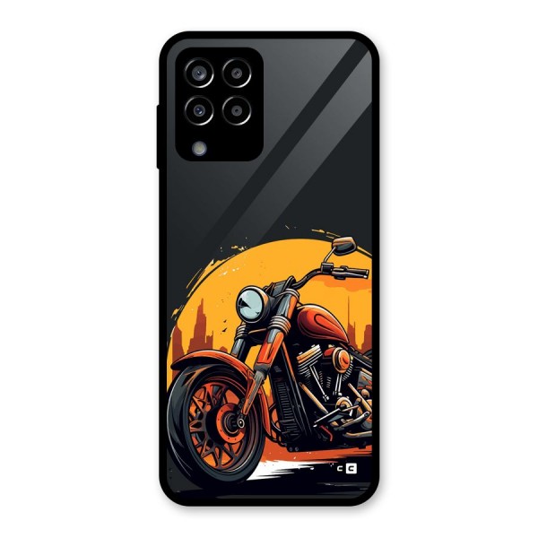 Extreme Cruiser Bike Glass Back Case for Galaxy M33