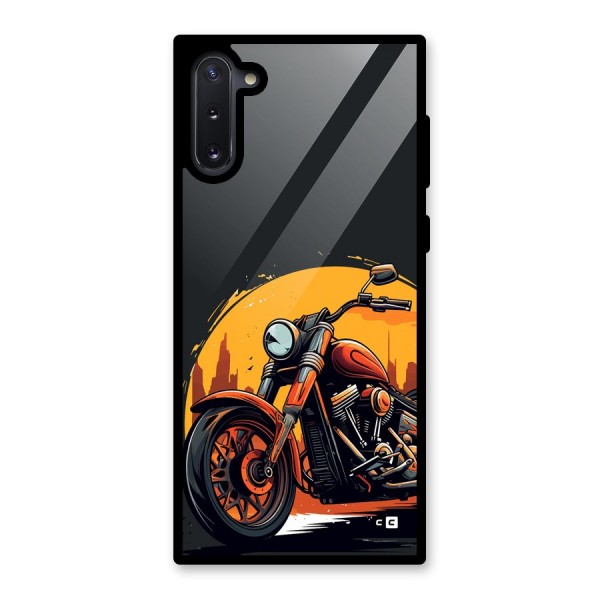 Extreme Cruiser Bike Glass Back Case for Galaxy Note 10