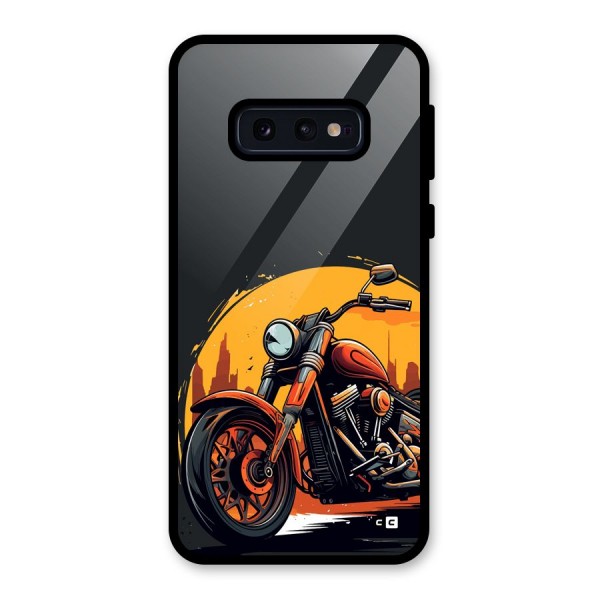 Extreme Cruiser Bike Glass Back Case for Galaxy S10e