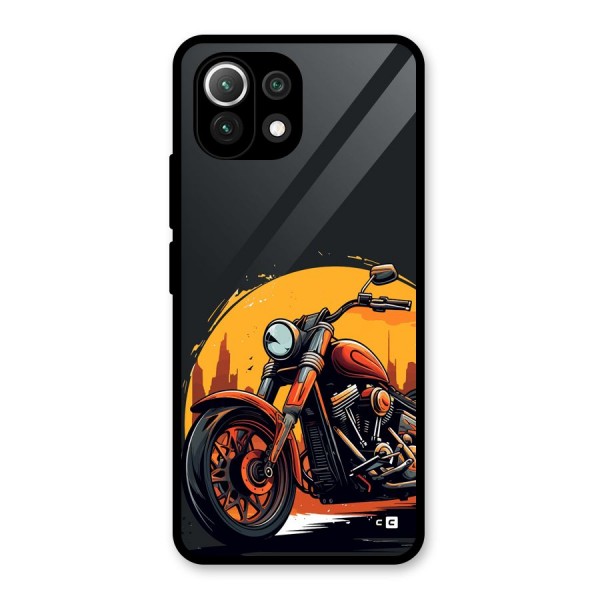 Extreme Cruiser Bike Glass Back Case for Mi 11 Lite