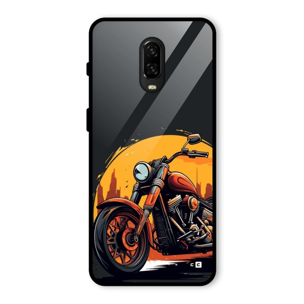 Extreme Cruiser Bike Glass Back Case for OnePlus 6T