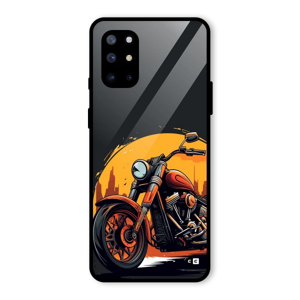 Extreme Cruiser Bike Glass Back Case for OnePlus 8T