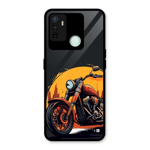 Extreme Cruiser Bike Glass Back Case for Oppo A53