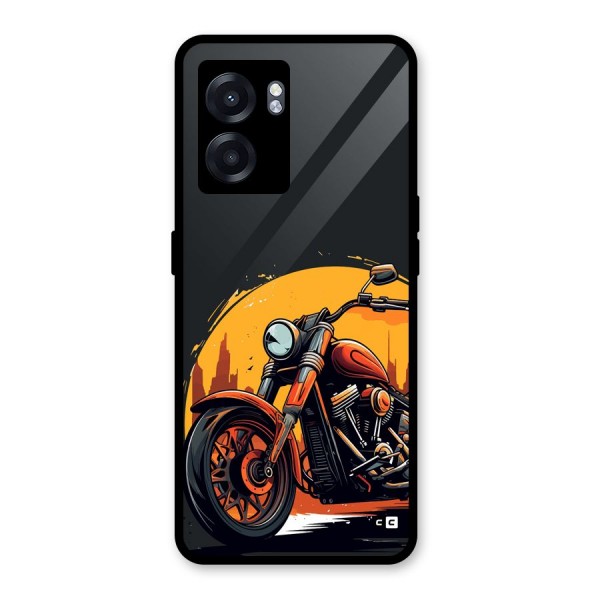 Extreme Cruiser Bike Glass Back Case for Oppo K10 (5G)