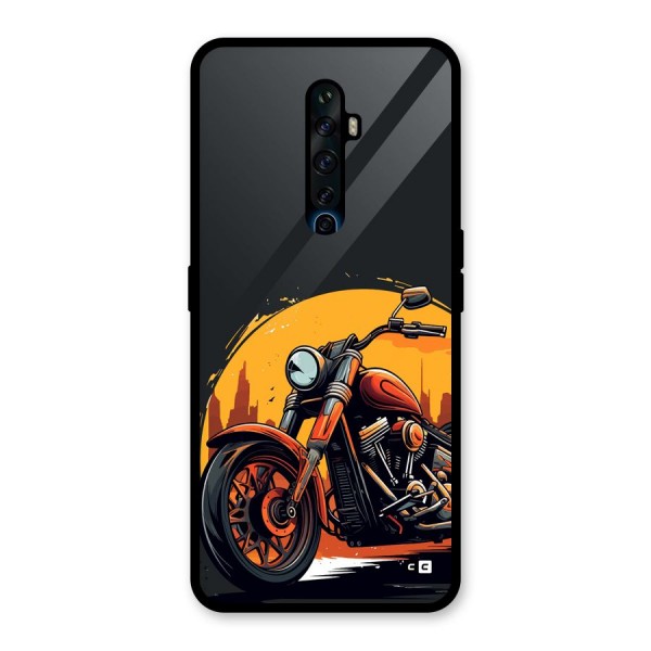 Extreme Cruiser Bike Glass Back Case for Oppo Reno2 F