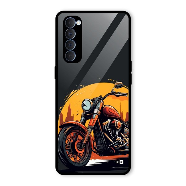 Extreme Cruiser Bike Glass Back Case for Oppo Reno4 Pro